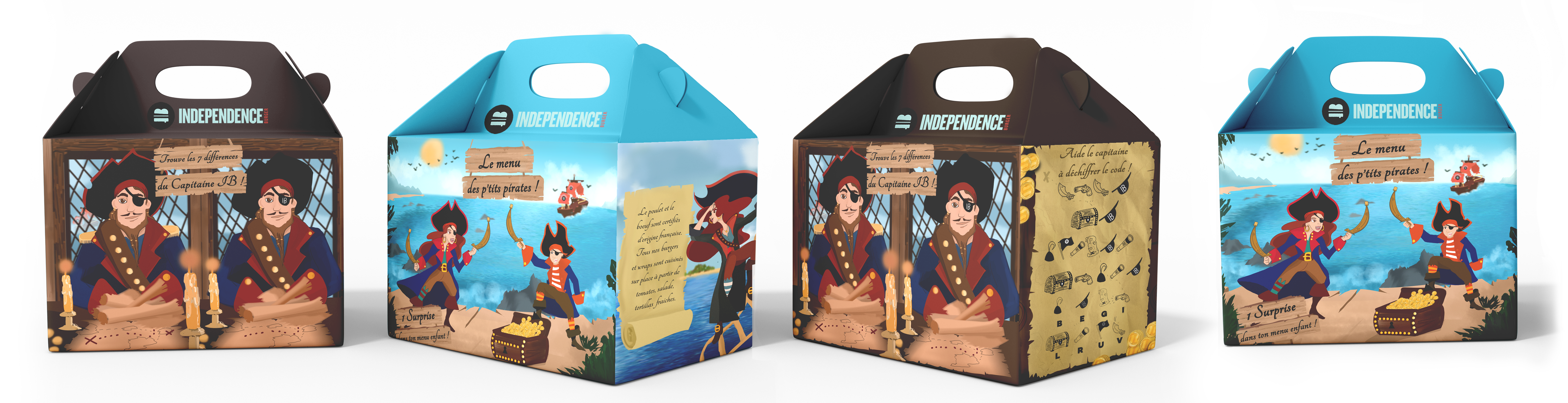 Independence Burger : Branding & communication visuelle
