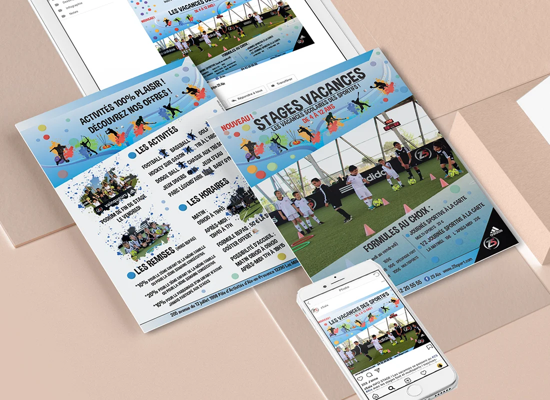 Complexe Sportif Z5 : Supports de communication