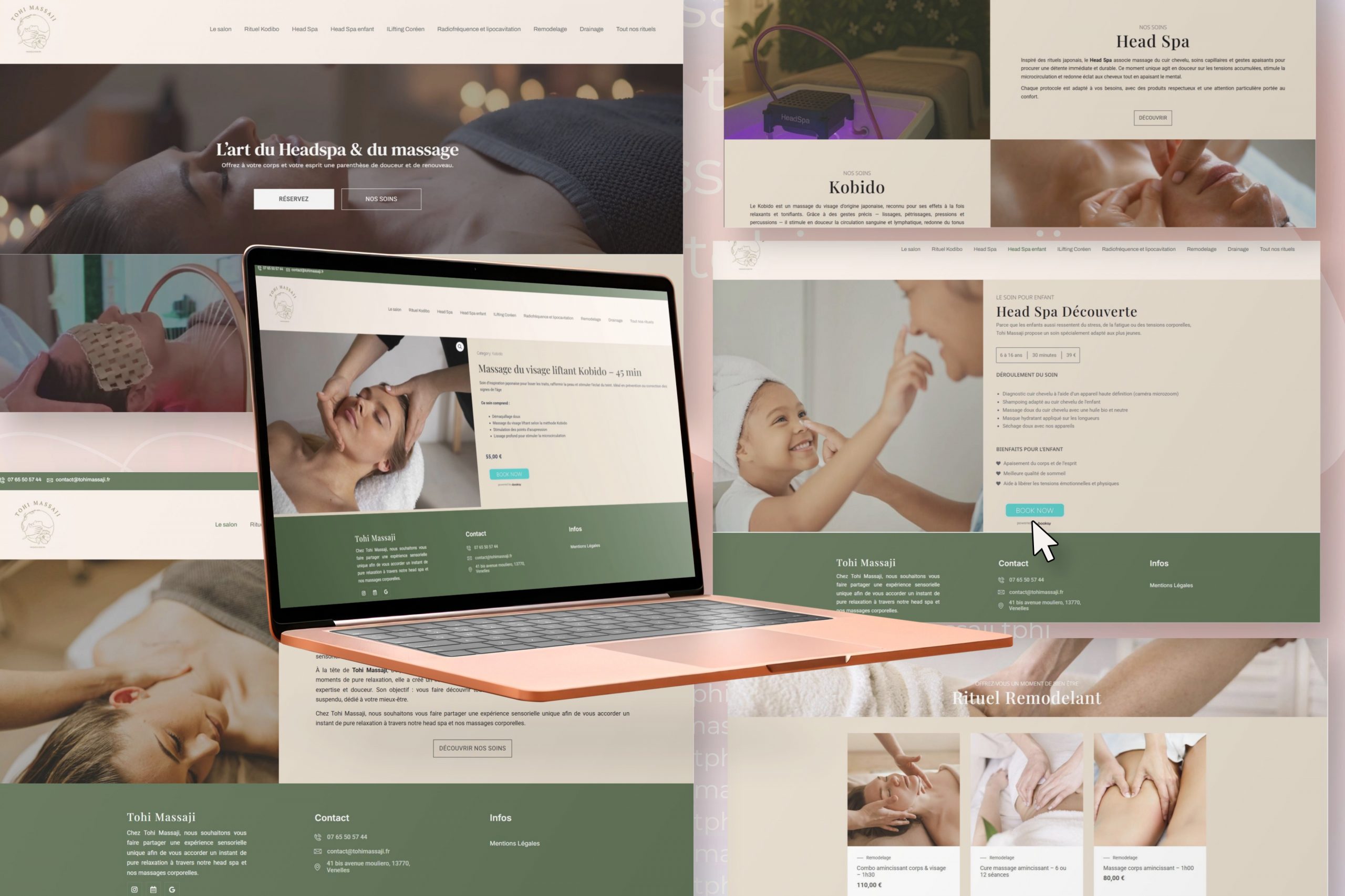 Tohi Massaji : Site vitrine
